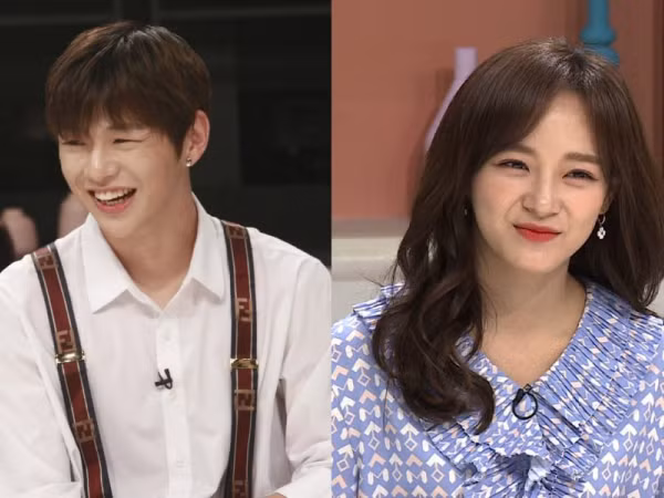 Đây là phản ứng của Kim Sejeong khi được Kang Daniel chọn làm hình mẫu lý tưởng