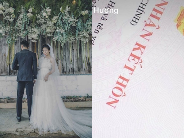 Văn Mai Hương khoe giấy đăng ký kết hôn, sắp lên xe hoa vào tháng 11?