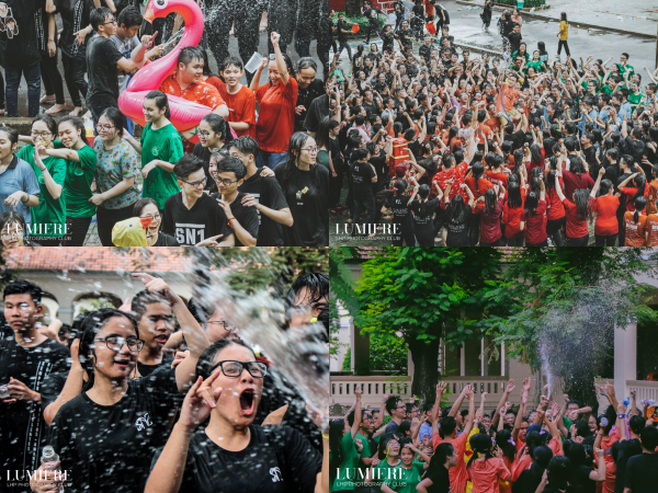 TP.HCM: Teen THPT chuyên Lê Hồng Phong "đắm mình" trong cơn mưa thanh xuân