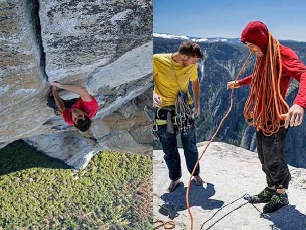 Bí quyết của người đàn ông tay không leo núi đá dựng đứng 900 m