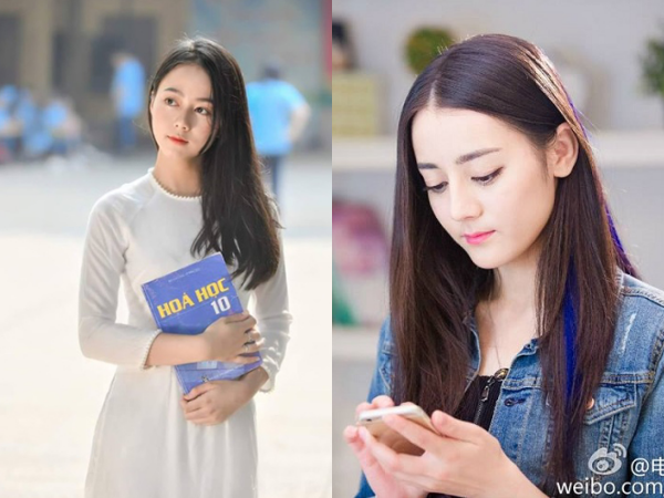 Dân mạng "truy tìm" tung tích nữ sinh THPT Trần Phú được khen giống mỹ nhân Địch Lệ Nhiệt Ba