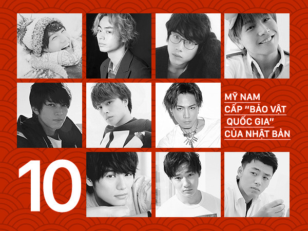 Đây chính là 10 mỹ nam cấp “bảo vật quốc gia” của Nhật Bản, bạn đã biết hết chưa?