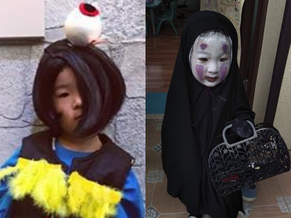 Halloween lại đến, năm nay em bé Vô Diện nổi tiếng lại hóa trang thành nhân vật nào?
