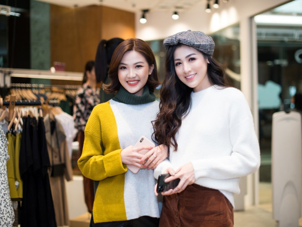 Á hậu Tú Anh trổ tài stylist phối đồ phong cách cho diễn viên Lương Thanh