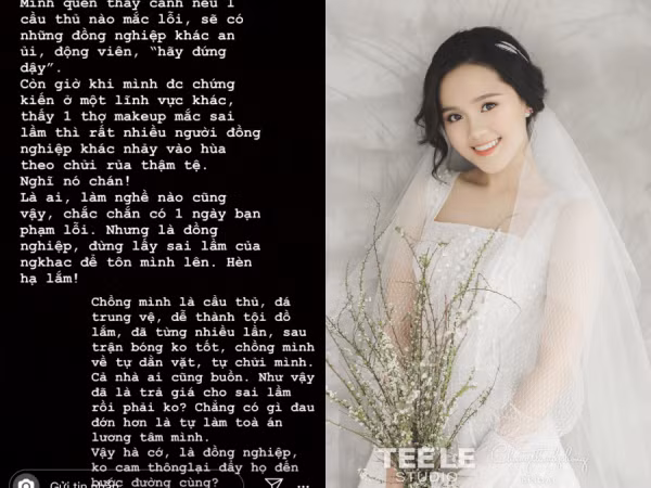 Quỳnh Anh đáp trả "cực gắt", bảo vệ thợ make-up trong đám hỏi trước những bình luận ác ý