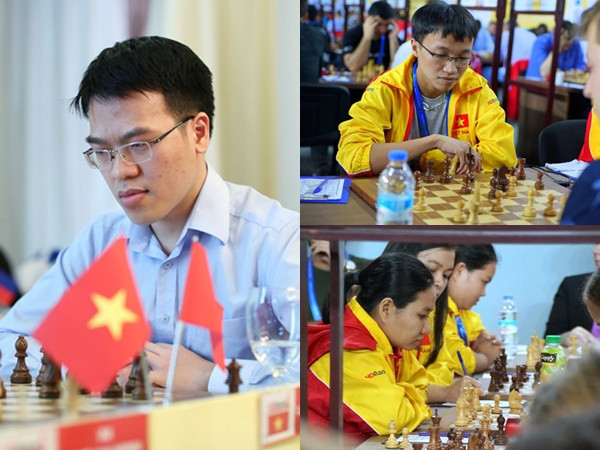 Cờ vua Việt Nam tấn công vào thứ hạng cao ở Olympiad