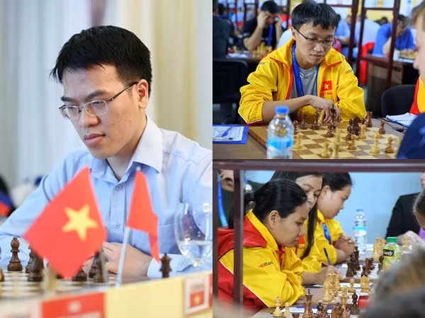 Cờ vua Việt Nam tấn công vào thứ hạng cao ở Olympiad