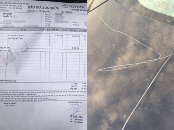 Người phụ nữ cào xước xe Camry để trả đũa: Có dấu hiệu phạm tội hình sự