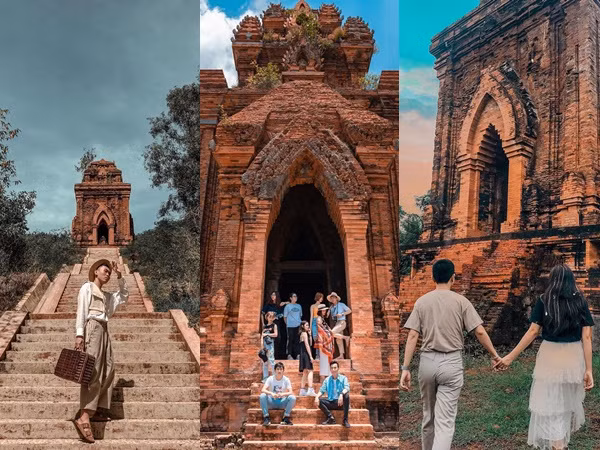 Tháp Bánh Ít thu hút giới trẻ Việt check-in