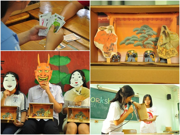 Kịch Noh và lớp học Văn hóa đặc sắc của teen THPT chuyên Trần Đại Nghĩa