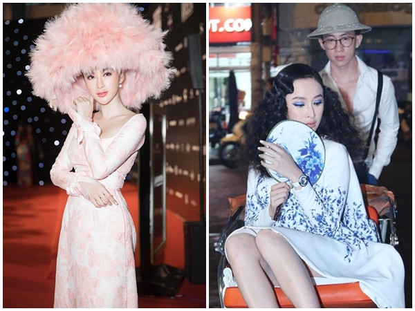 Bật cười với những màn "làm lố" của Angela Phương Trinh trên thảm đỏ