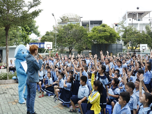 Tiết học “lạ” vui nổ trời của tween trường An Phú (Q.2, TP.HCM)