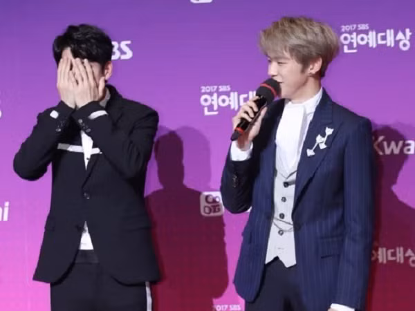 Chỉ vì lỡ lời, Ong Seong-wu có một phen ngượng chín mặt tại SBS Entertainment Awards 2017