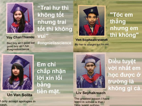 Không nghi ngờ gì nữa, đây chính là những lưu bút "bá đạo" nhất trong kỷ yếu học sinh