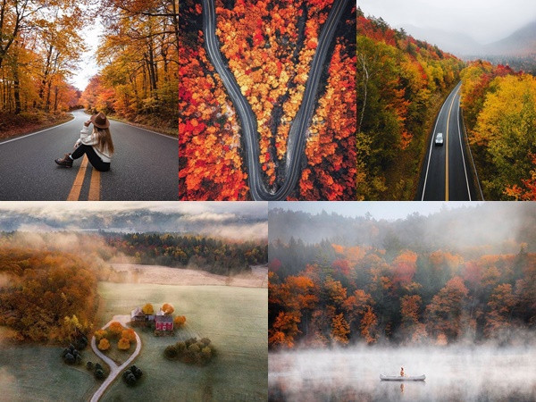 Thiên đường sắc thu tuyệt đẹp ở vùng đông bắc nước Mỹ