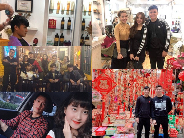 Quang Hải trình làng mái tóc mới, Huy Hùng lên phố làm đẹp