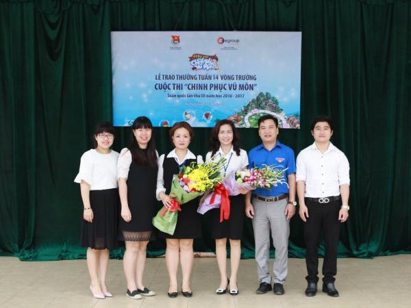 Hải Phòng rạng rỡ lễ trao giải Chinh phục vũ môn tuần 14 vòng thi cấp Trường