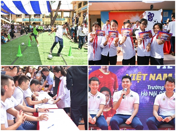 Strong Vietnam 2019: Tween THCS Phù Đổng giao lưu cùng Văn Hậu trước khi anh sang Hà Lan