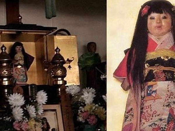 Kỳ lạ chuyện búp bê mọc tóc dài trong ngôi đền cổ ở Nhật Bản