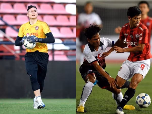 Đặng Văn Lâm phải ngồi dự bị, Muangthong United thua trận ở Campuchia
