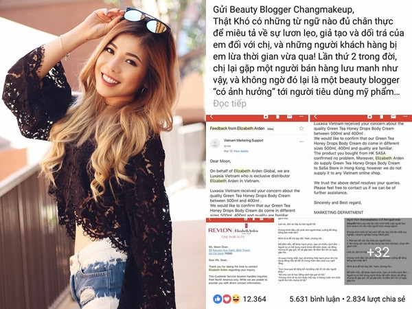 Thêm thông tin về việc "mẹ của Changmakeup bị nghi bán mỹ phẩm fake"