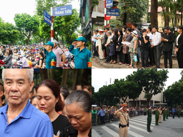 Người dân Hà Nội tiễn biệt Chủ tịch nước Trần Đại Quang