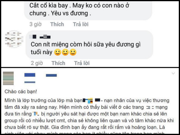Nhiều bình luận, suy diễn ác ý về nữ sinh Sài Gòn 19 tuổi bị giết hại