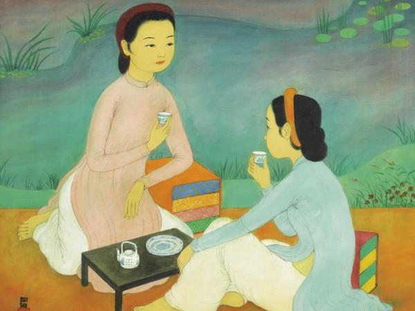 Bức họa 2 thiếu nữ "cà khịa" nhau gây sốt MXH và nguồn gốc không phải ai cũng biết