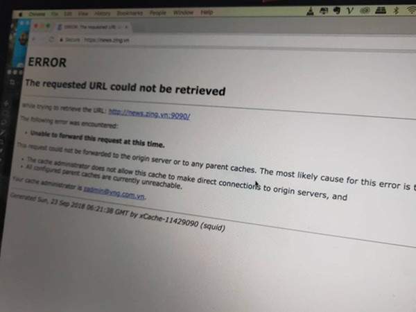 Zing News, Thanh niên và ứng dụng Zalo bị "sập" vì mất điện