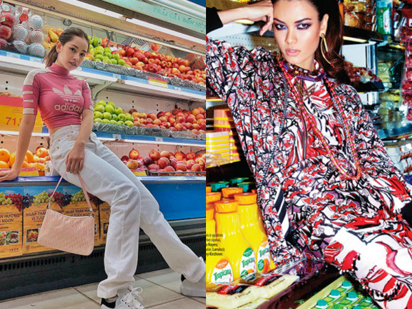 Ngồi trên kệ siêu thị chụp #ootd như Chi Pu: Xu hướng chụp ảnh hot trên thế giới