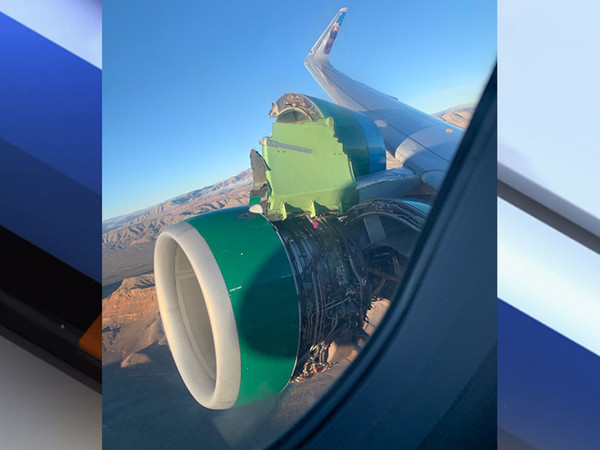 Mỹ: Hành khách hoảng loạn khi máy bay vừa cất cánh đã rơi mất nắp động cơ