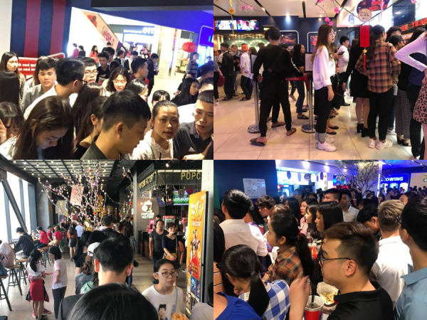 Cập nhật tình hình xem phim ngày Tết: Chen chúc mua vé, chờ cả tiếng mới vào được rạp