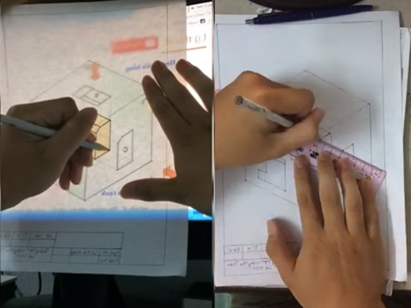 Đừng vội "bó tay" với bài tập vẽ môn Công nghệ, có thể bạn chưa biết cách này!