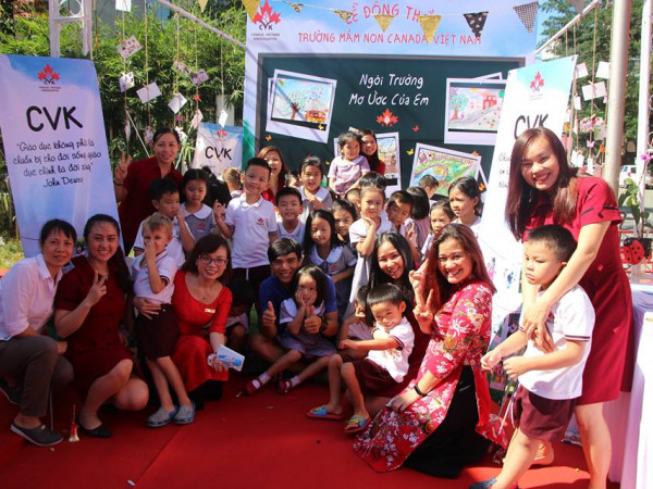 Teen trường quốc tế Canada (TP.HCM) tưng bừng hoạt động chào đón ngôi trường mới 