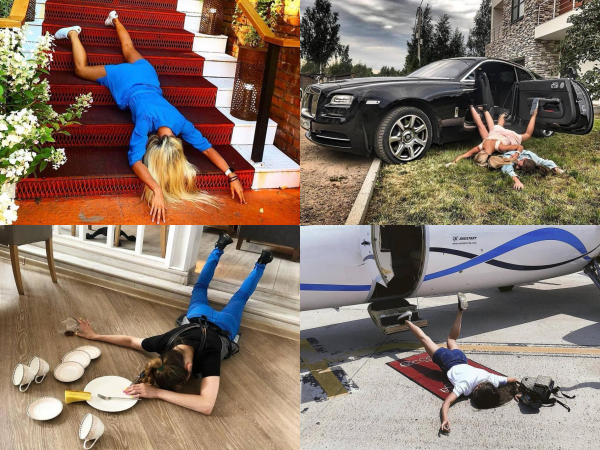 Trào lưu mới chụp ảnh "ngã sấp mặt" của hội "rich kid" trên Instagram