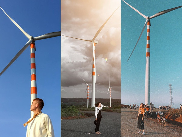 Cánh đồng quạt gió tựa trời Tây ở Đắk Lắk hút giới trẻ check-in