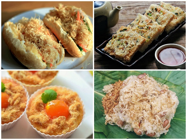 Dù là "nhân vật phụ", nhưng các món này sẽ tròn vị hơn khi có chà bông