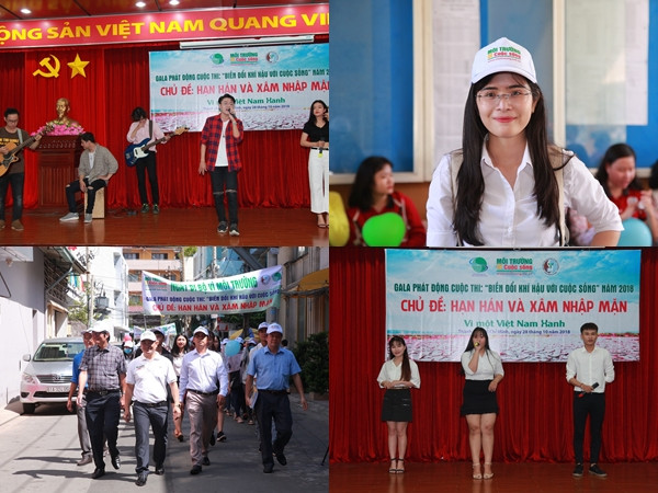 Cuộc thi về biến đổi khí hậu đã "ghé thăm" trường Đại học Tài nguyên Môi trường TP.HCM