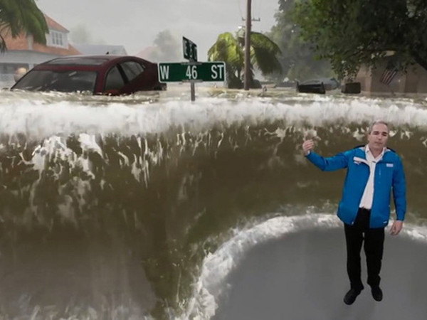 Công nghệ 3D dự báo siêu bão “quái vật” sắp càn quét Mỹ