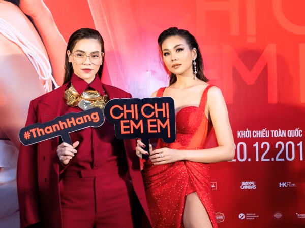 Tăng Thanh Hà - Hà Hồ cùng có mặt tại sự kiện để chúc mừng phim mới của Thanh Hằng