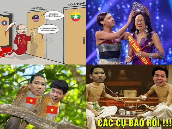 "Cơn bão" ảnh chế "phá đảo thế giới ảo" sau chiến thắng "hạ đẹp" Malaysia của đội tuyển Việt Nam