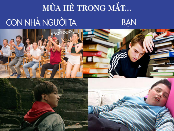 Khác biệt trời vực giữa mùa Hè của "con nhà người ta" và bạn