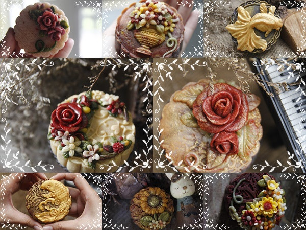 Những chiếc bánh trung thu không khác gì tác phẩm nghệ thuật