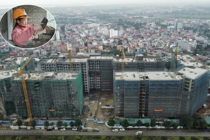 Công nhân vẫn bám công trường NƠXH từng 'nóng' chuyện dân xếp hàng xuyên đêm nộp hồ sơ