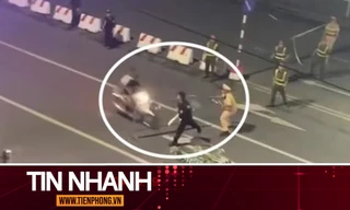 TIN NHANH: Tình hình sức khoẻ của đại úy CSCĐ bị 2 đối tượng đâm xe sau buổi hợp luyện A80