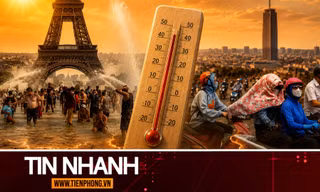 TIN NHANH: Chuyên gia phân tích về hiện tượng nắng nóng phá kỷ lục hơn 100 năm ở Pháp