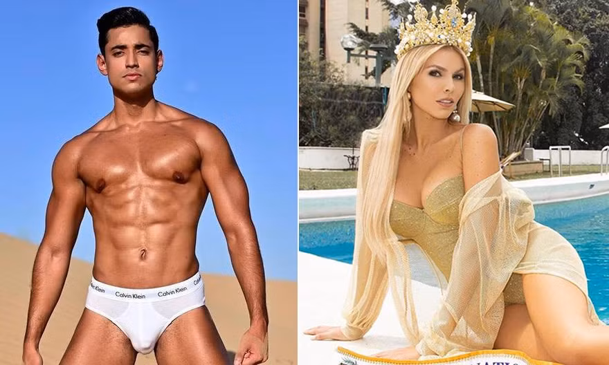 Body nóng 'bỏng mắt' của bộ đôi vừa lên ngôi Hoa hậu và Nam vương Siêu quốc gia Venezuela