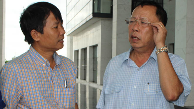 Ông Trần Công Chánh – Bí thư Tỉnh ủy Hậu Giang trả lời PV Tiền Phong. Ảnh: Khánh Nguyên 