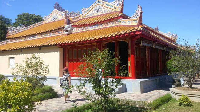 Công trình kiến trúc độc đáo trong Hoàng thành thuộc Quần thể di tích Cố đô Huế - di sản văn hóa thế giới. 