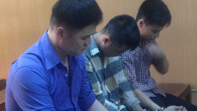 Liu Tsung Chih (áo xanh) tại toà. Ảnh: Tân Châu